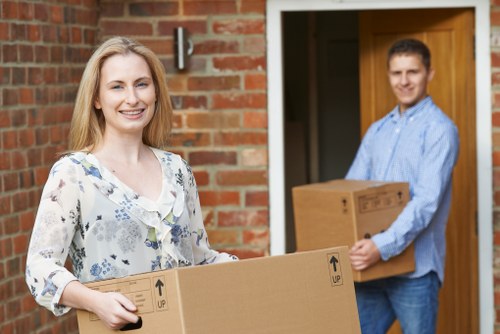 West Hampstead removals team handling a careful home move