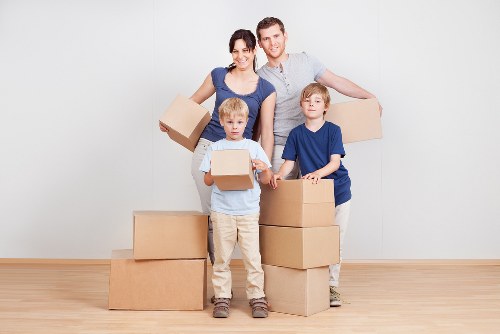 Loading furniture for a flat move near Westhampstead