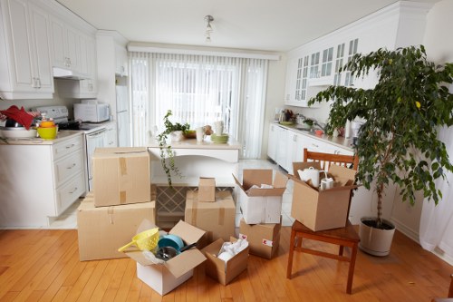 Local removalists loading household items for transport in Westhampstead