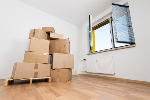 Office removals team planning a move in West Hampstead