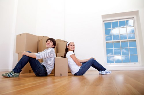 Professional packing materials for a West Hampstead relocation
