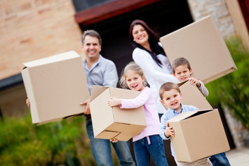 Office relocation service in West Hampstead with organized equipment