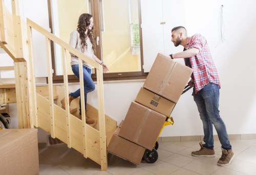 Careful packing of household belongings for a Westhampstead relocation