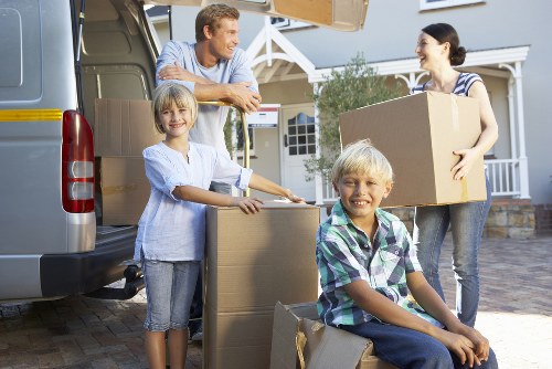 Charity donation and recycling support during removals