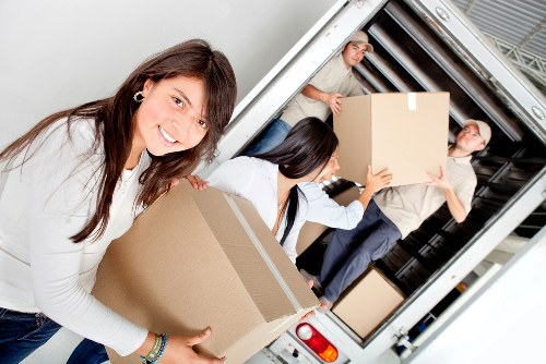 Packing and loading a moving van for a Westhampstead relocation