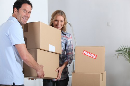 Checklist and packed boxes ready for a move in West Hampstead